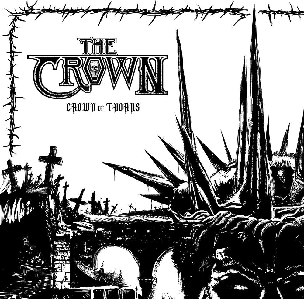 Crown - Crown Of Thorns (Blk) [Colored Vinyl] (Wht) Vinyl Record