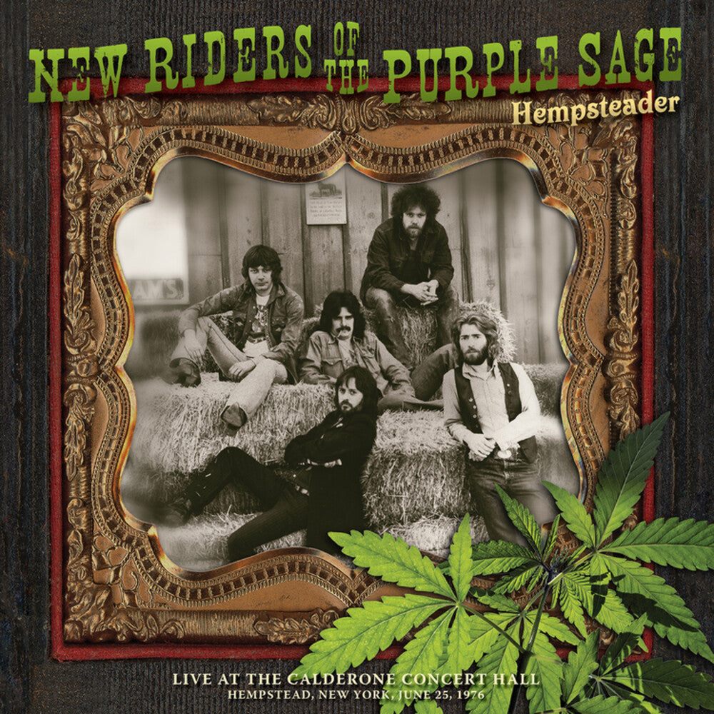 the album cover for New Riders Of The Purple Sage - Hempsteader: Live At The Calderone Concert Hall