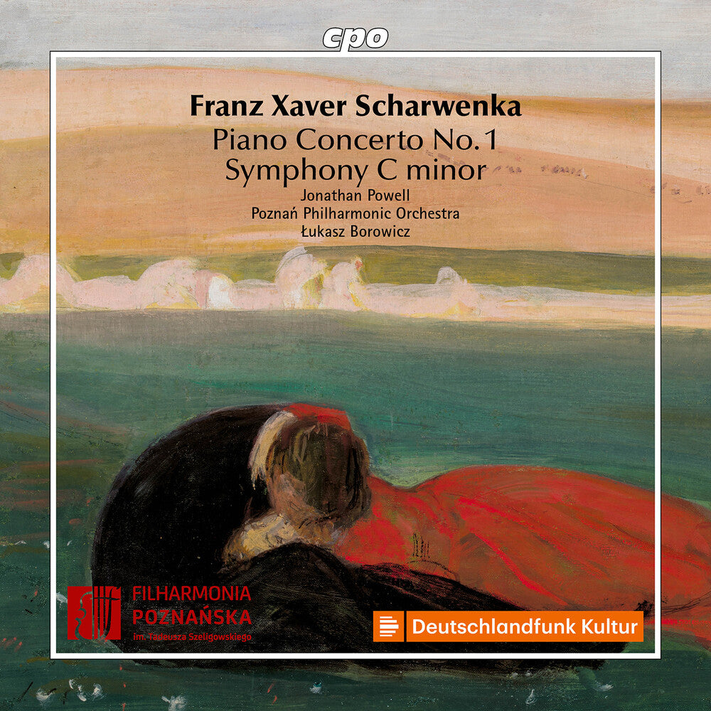 the album cover for Scharwenka / Powell / Poznan Philharmonic Orch - Piano Concerto No. 1 Symphony C Minor