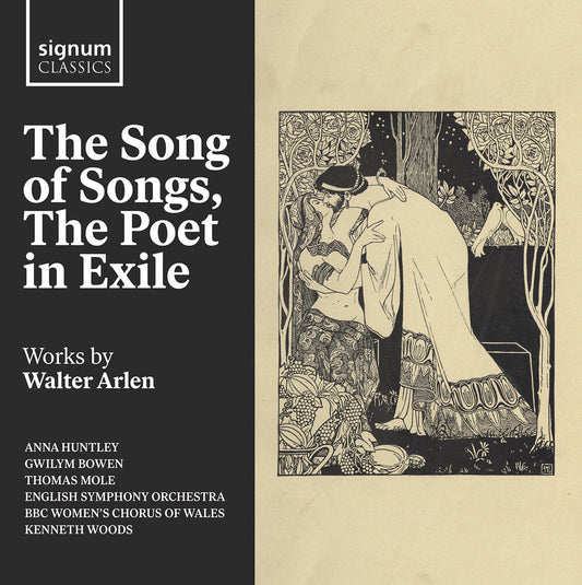 the album cover for Arlen / Mole / Huntley / English Symphony Orchesta - Song Of Songs The Poet In Exile - Works By Walter
