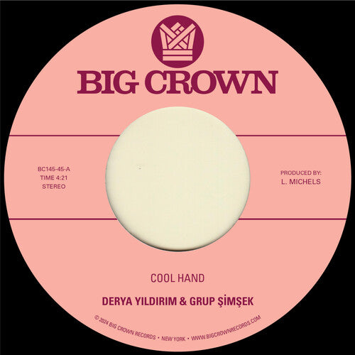 Derya Yildirim - Cool Hand B/W Yakamoz [7-inch] Vinyl Record