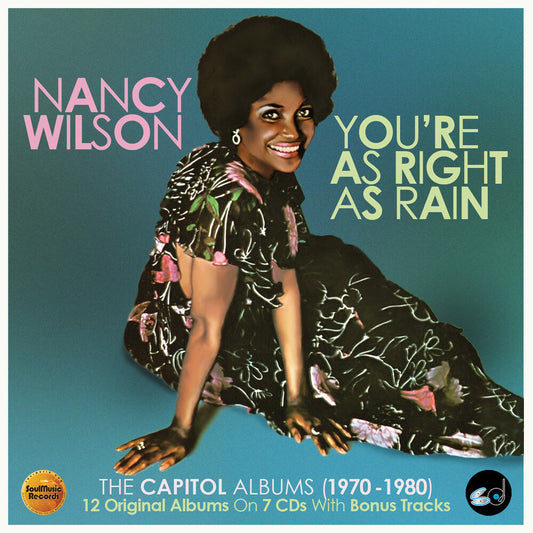 the album cover for Nancy Wilson - You're As Right As Rain: Capitol Albums 1970-1980