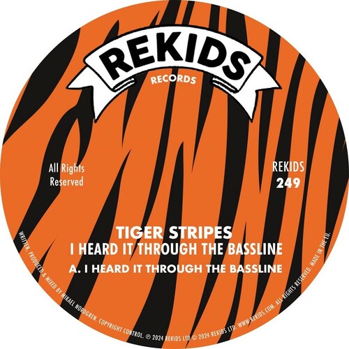 Tiger Stripes - I Hear It Through The Bassline - Vinyl Record