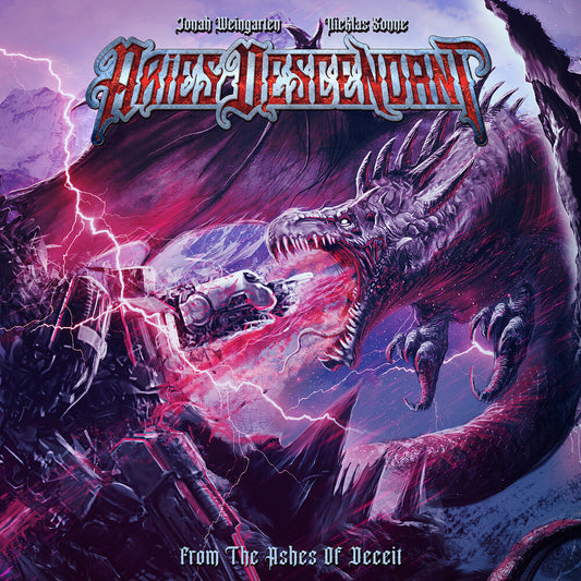 the album cover for Aries Descendant - From The Ashes Of Deceit
