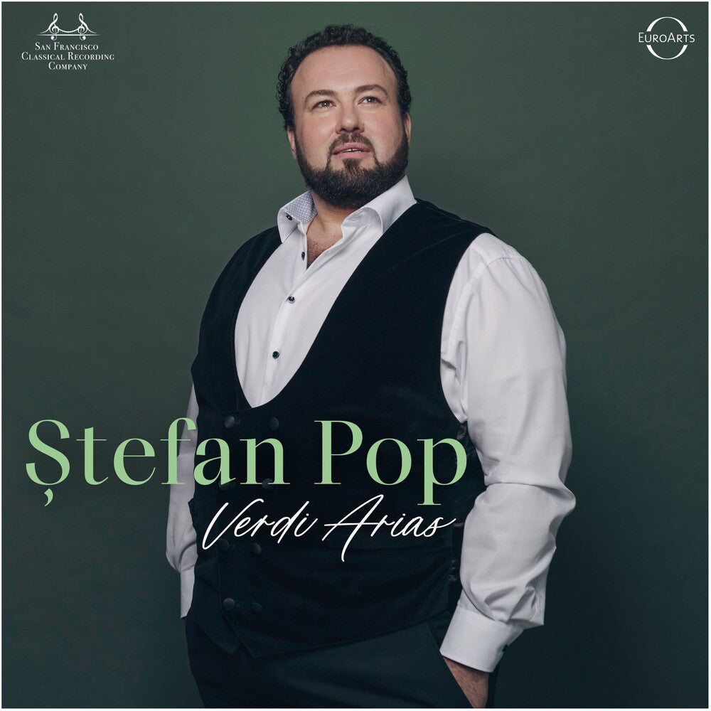 the album cover for Stefan Pop - Verdi Arias