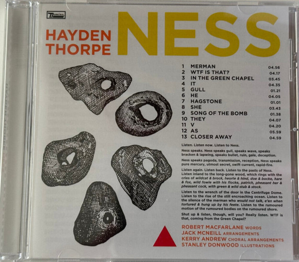the album cover for Hayden Thorpe - Ness (Uk)