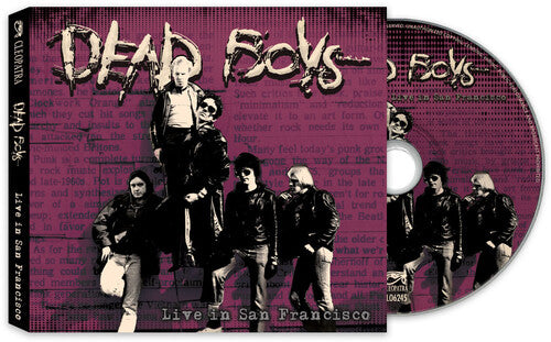 Dead Boys - Live in San Francisco Music CD