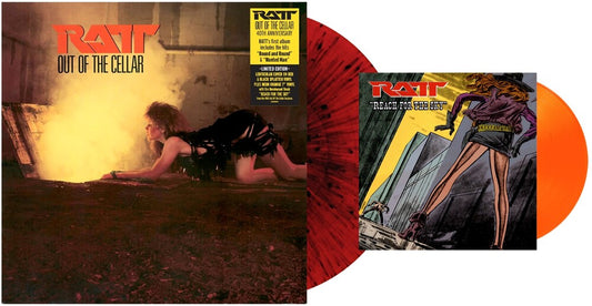 Ratt - Out Of The Cellar (40th Anniversary) [Red/Black Splatter LP/Neon Orange 7inch Single] Vinyl Record