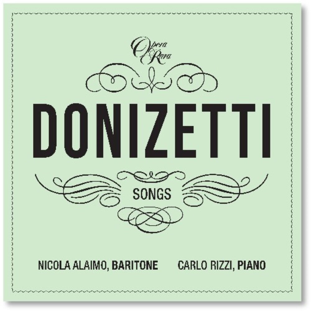 Donizetti: Songs Vol. 2 Music CD