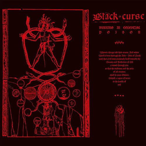 Black Curse - Burning In Celestial Poison Vinyl Record