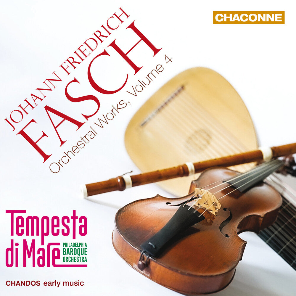 the album cover for Fasch / Tempesta Di Mare - Orchestral Works Vol. 4
