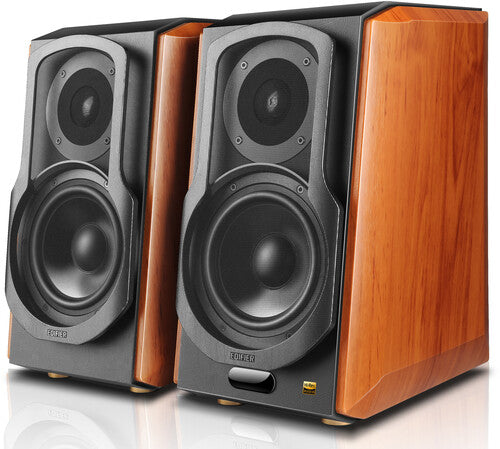 Edifier S1000w Bt Wifi Bookshelf Speakers 120w Brw - Edifier S1000w Bt Wifi Bookshelf Speakers 120w Brw - Speakers