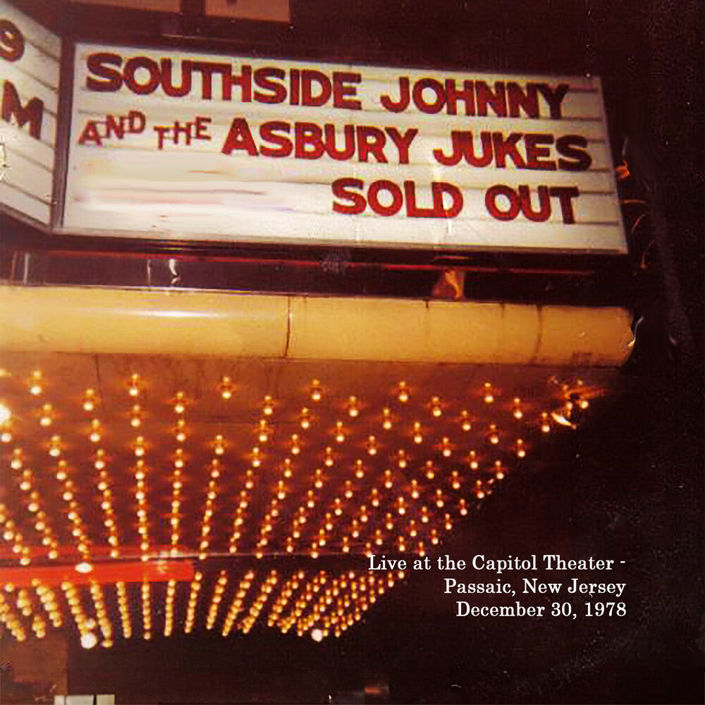 the album cover for Southside Johnny & The Asbury Jukes - Live at the Capitol Theater - December 30, 1978 - Yellow