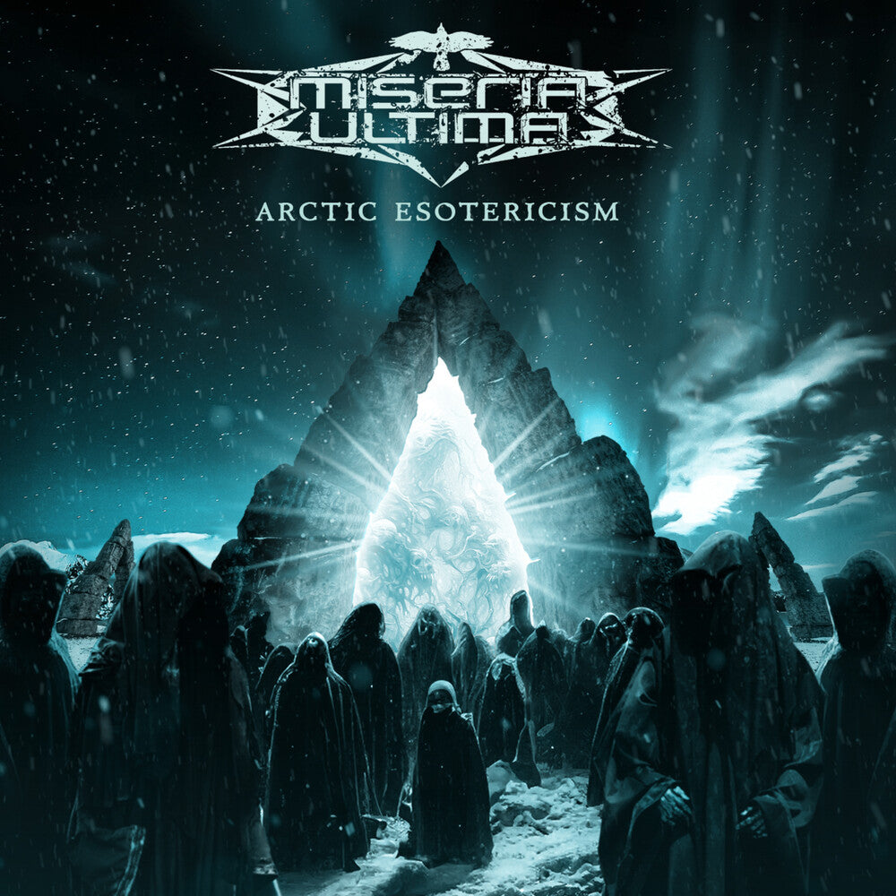 the album cover for Miseria Ultima - Arctic Esotericism