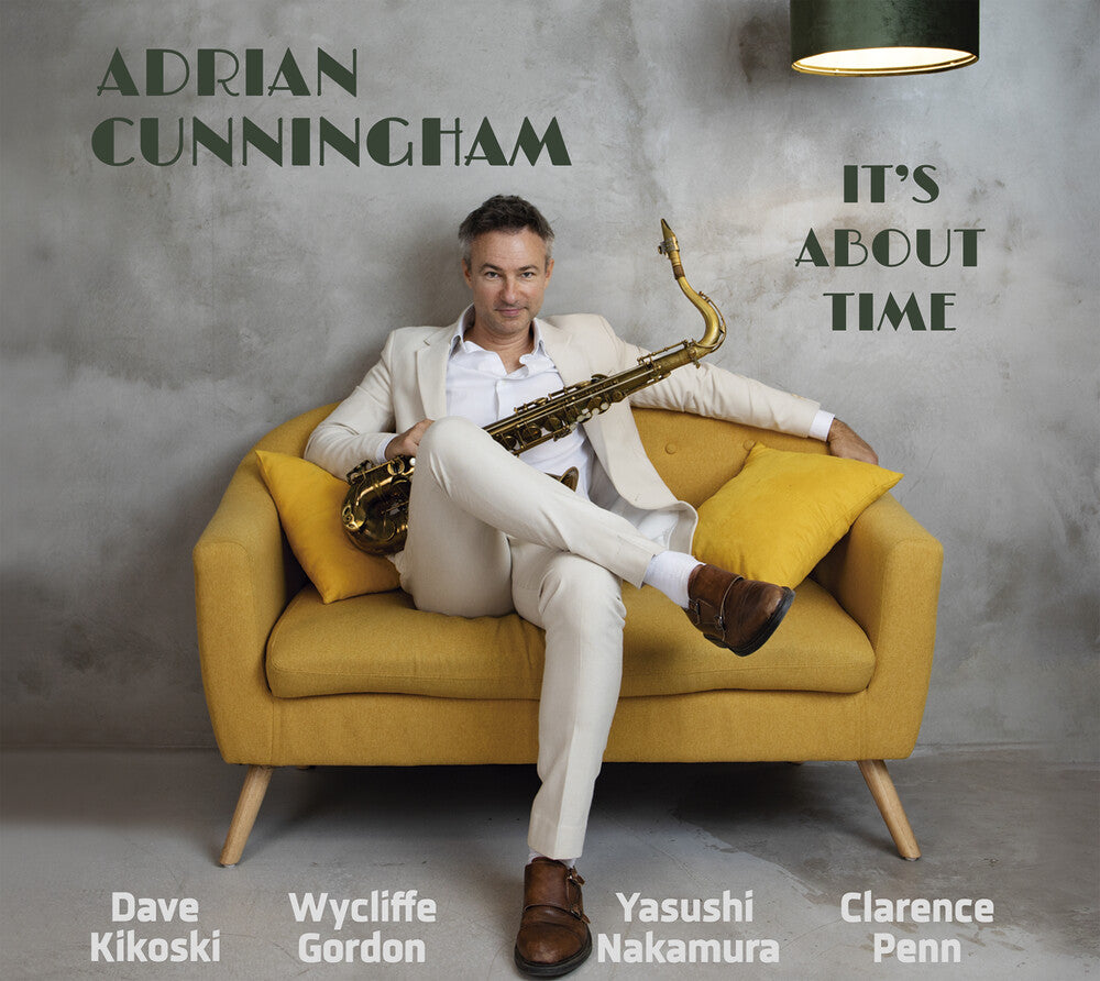 the album cover for Cunningham, Adrian - It's About Time