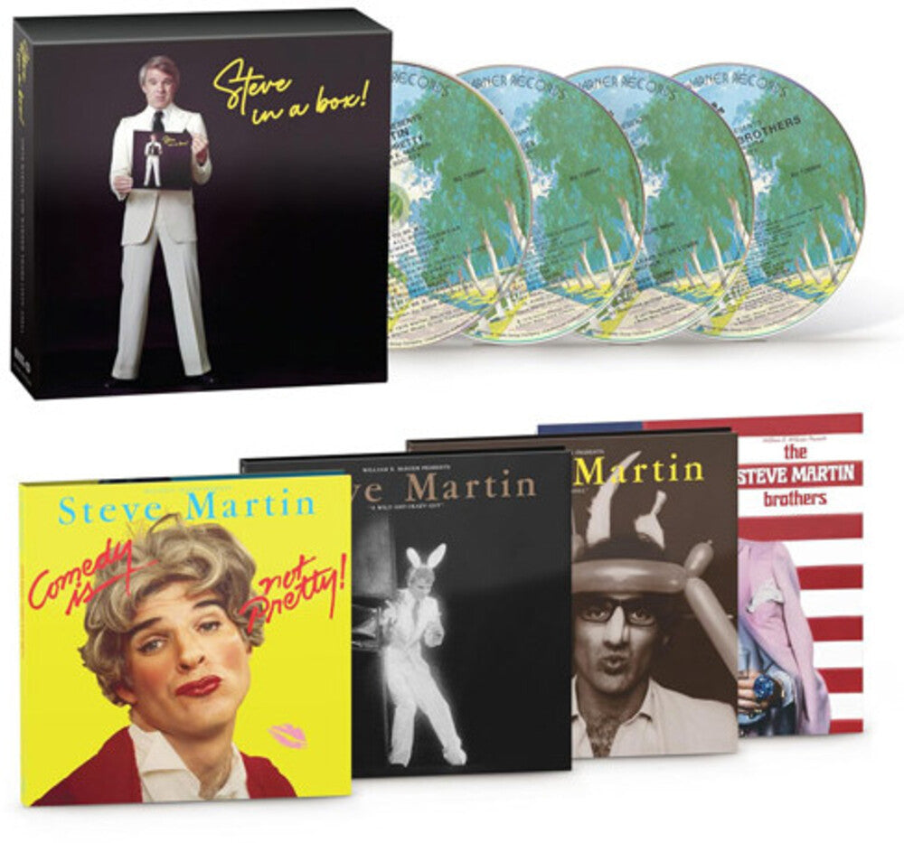the album cover for Steve Martin - Steve In A Box (Box)