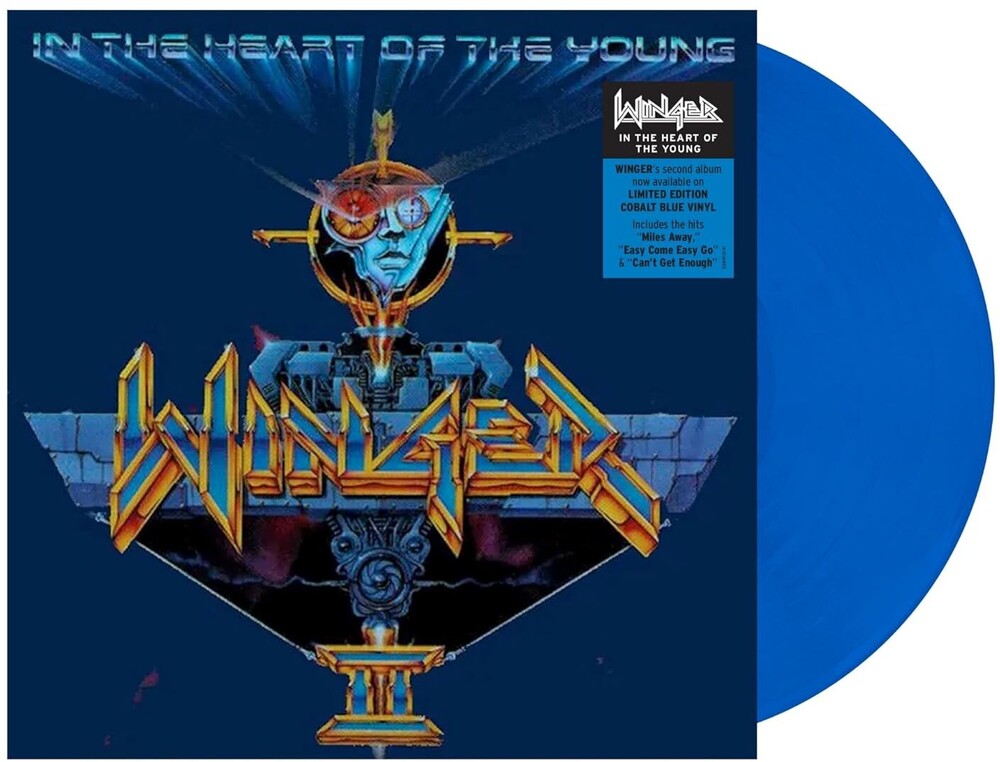 Winger - Winger Ii: In The Heart Of The Young (Blue) [Colored Vinyl] Vinyl Record