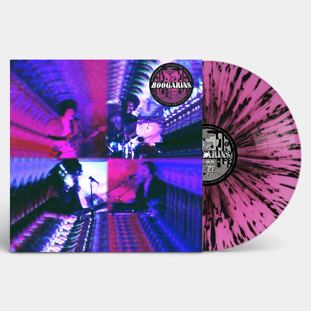 the album cover for Boogarins - Levitation Sessions [polucao Noturna Splatter Vinyl]