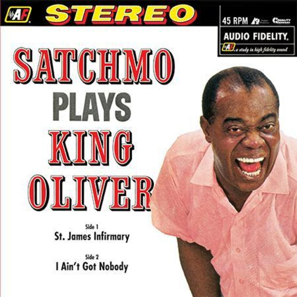 the album cover for Louis Armstrong - Satchmo Plays King Oliver [180 Gram]