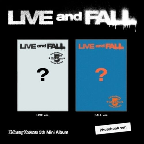 Xdinary Heroes - Live And Fall - incl. 80pg Photobook, 10pc Sticker Set, Trading Card, Letter Form XH, Photocard, Coaster + Message Photocard Music CD