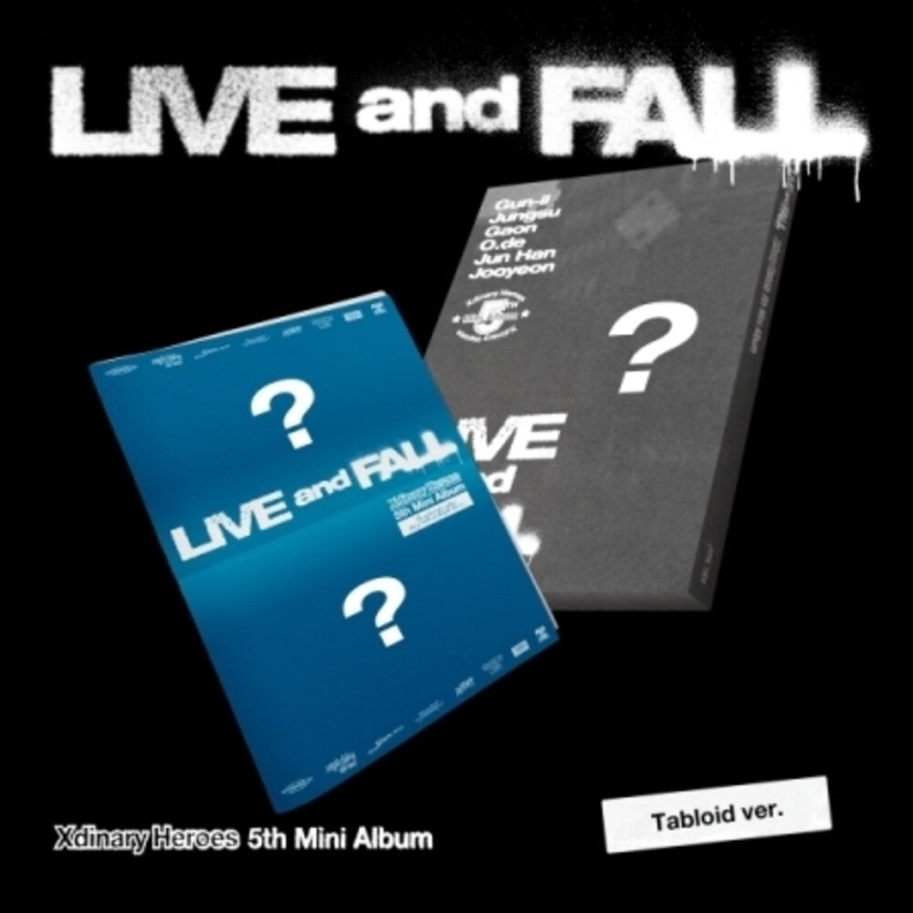 the album cover for Xdinary Heroes - Live & Fall - Tabloid Version [With Booklet] (Phot) (Asia)