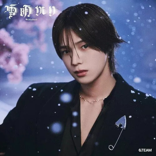 the album cover for &TEAM - Yukiakari - K Version
