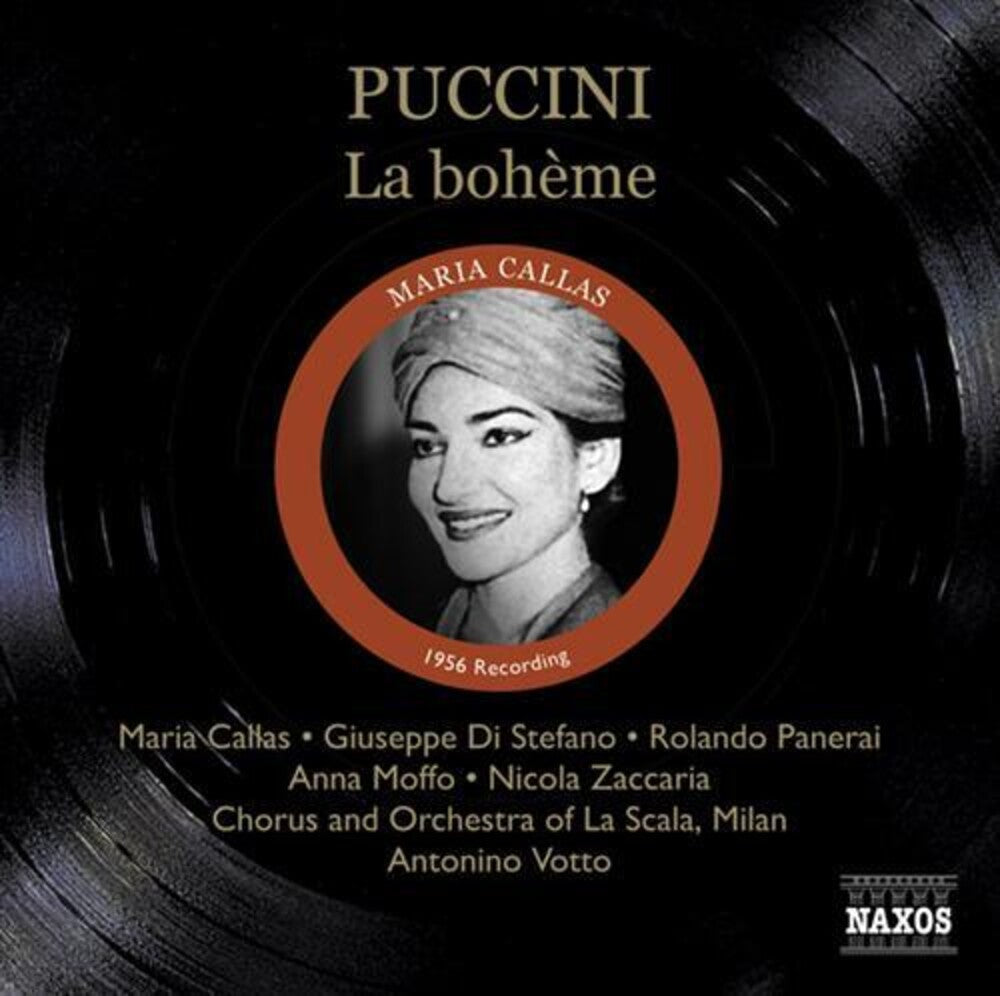 the album cover for Puccini Callas/Di Dtefano/Votto/La Scala - Boheme [Import]