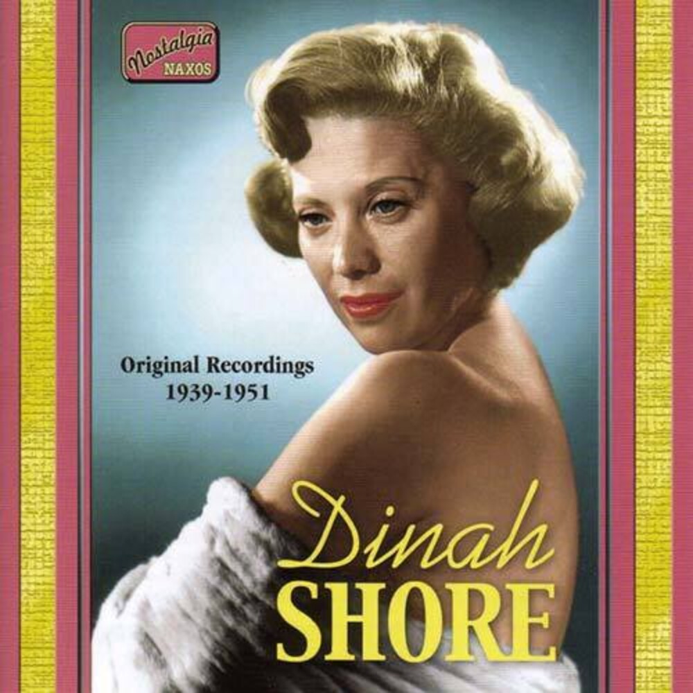 the album cover for Dinah Shore - Vol. 1-Original Recordings [Import]