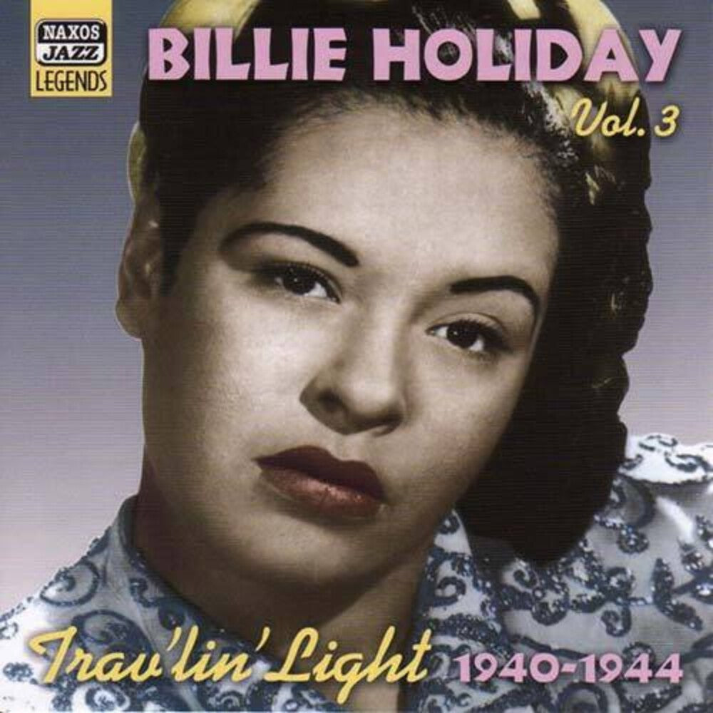 the album cover for Billie Holiday - Vol. 3-Trav'lin Light