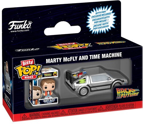 Funko Bitty POP! Rides: Back to the Future Marty McFly and Time Machine
