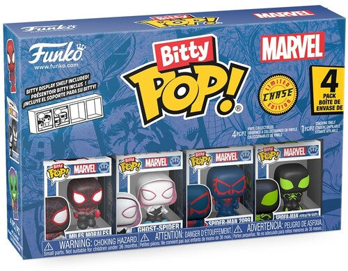 Bitty Pop Spiderman - Bitty Pop Spiderman Miles Morales 4 Pack - Collectibles