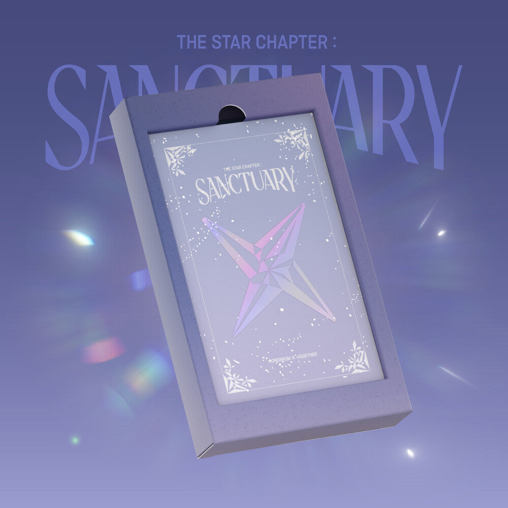 the album cover for TOMORROW X TOGETHER - Star Chapter: Sanctuary [Savior Ver.] (Post)