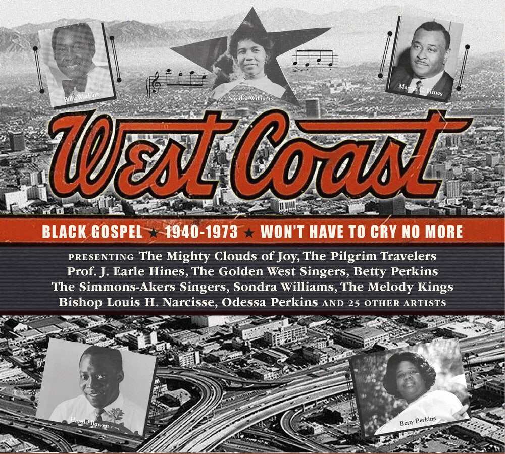 the album cover for West Coast Black Gospel 1940-1973 / Various - West Coast Black Gospel 1940-1973 / Various