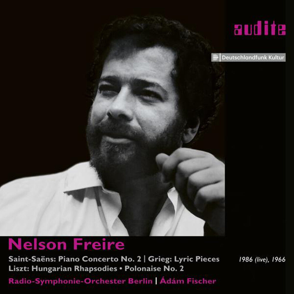 the album cover for Saint-Saens / Nelson Freire / Fischer,Adam - Saint-Saens: Piano Concerto 2 In G Minor Op 22