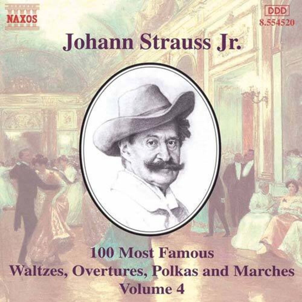 the album cover for J Strauss .Jr. - 100 Most Famous Waltzes/Ovt/Po