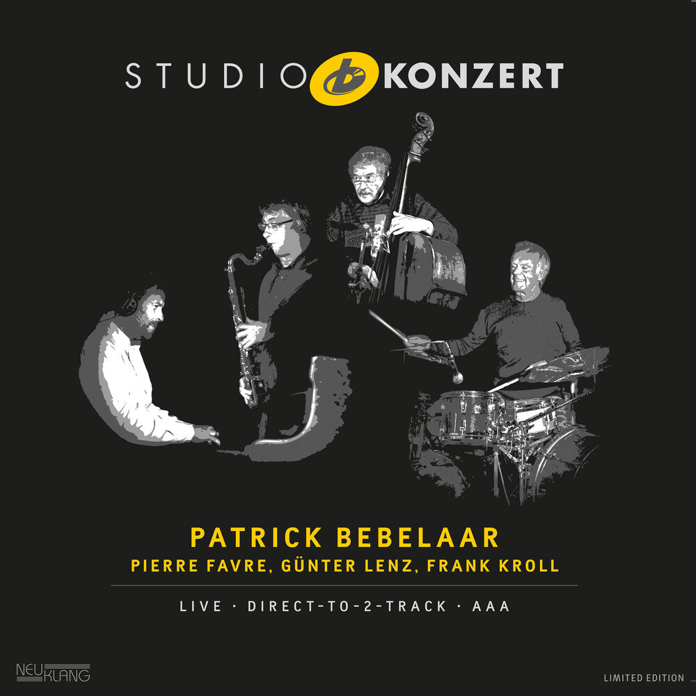 Patrick Bebelaar  / Favre,Pierre / Lenz,Gunter - Studio Konzert [LP] Vinyl Record