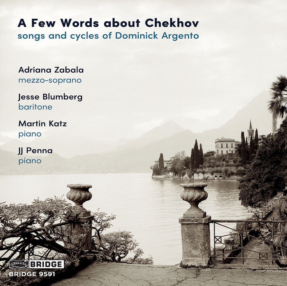 the album cover for Argento / Zabala / Blumberg - Few Words About Chekhov - Songs & Cycles Of