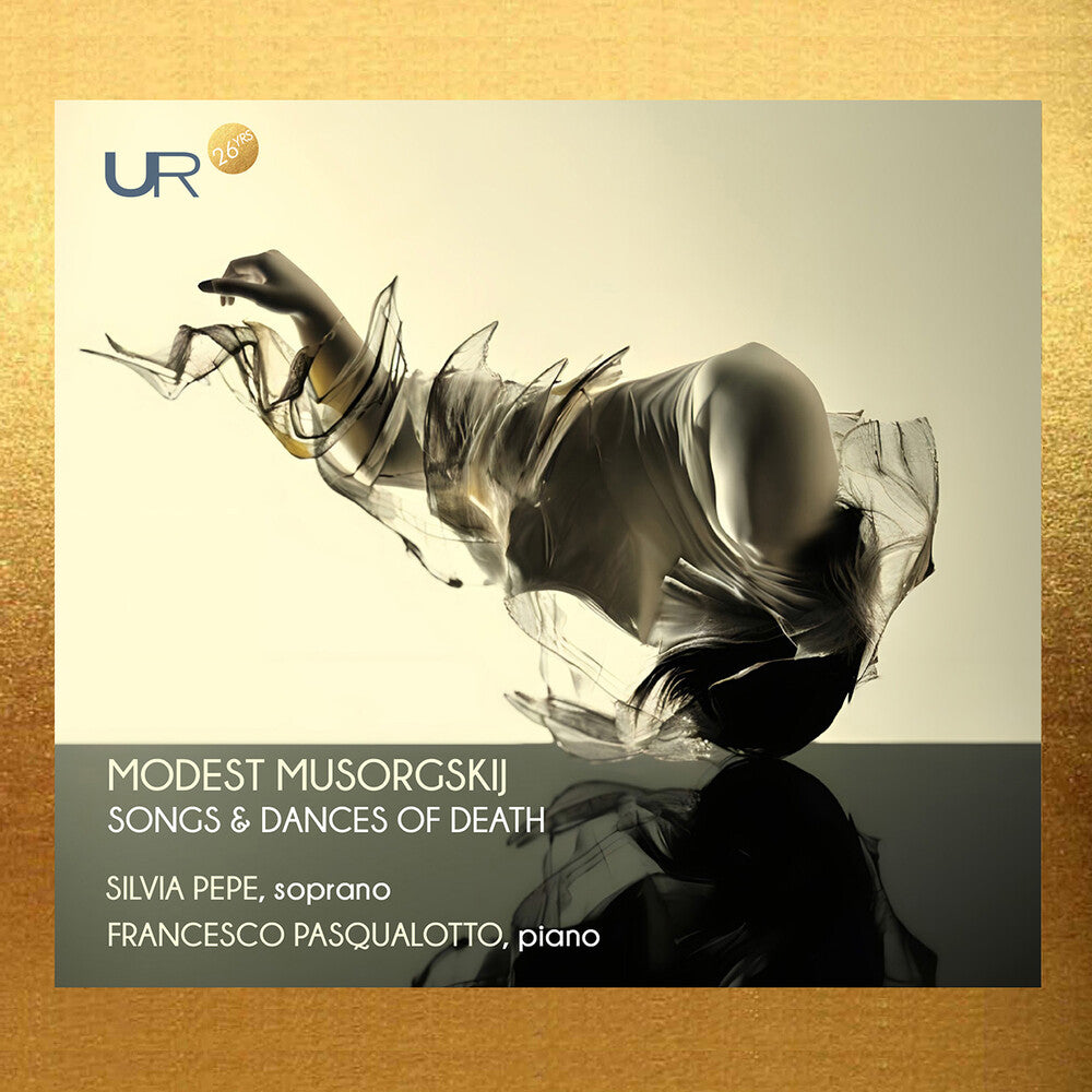 the album cover for Mussorgsky / Pepe / Pasqualotto - Songs & Dances of Death