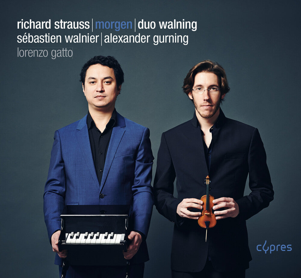 the album cover for R Strauss  / Duo Walning / Gatto,Lorenzo - R Strauss : Morgen