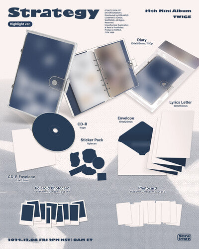 TWICE - STRATEGY (Highlight Ver.) Music CD