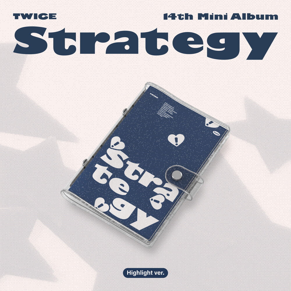 the album cover for TWICE - Strategy (Highlight Ver.)