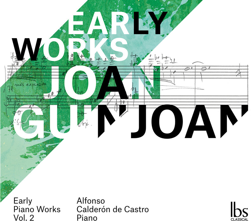 the album cover for Guinjoan / Calderon De Castro - Early Piano Works
