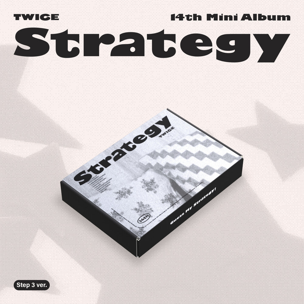 the album cover for TWICE - Strategy (Step 3 Ver.)