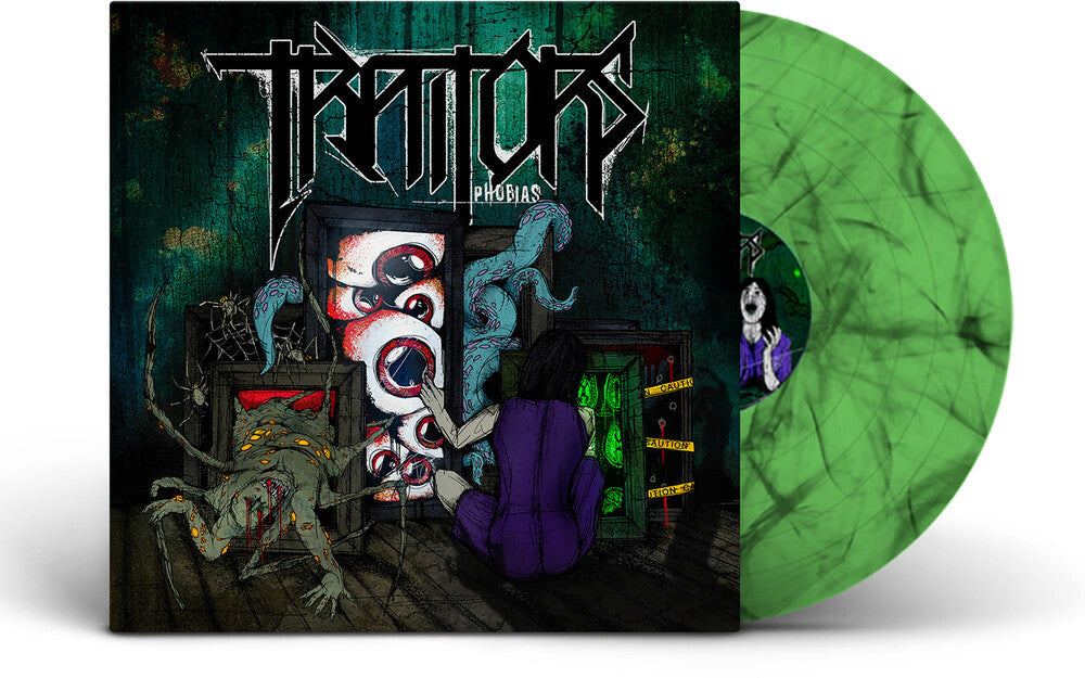 Traitors - Phobias [Indie Exclusive green and black marble LP] Vinyl Record