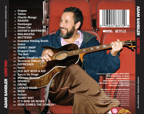 Adam Sandler - Love You Music CD