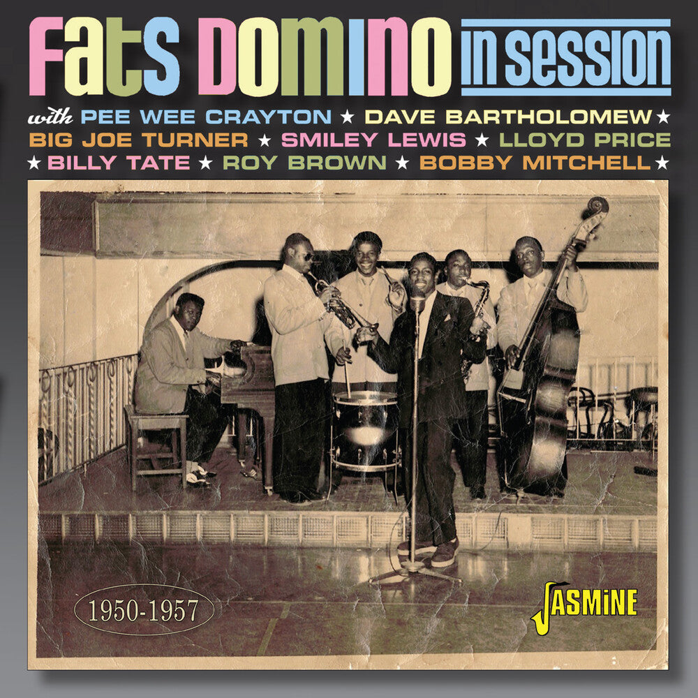 the album cover for Fats Domino - Fats Domino In Session 1950-1957 (Uk)