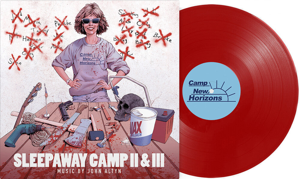 the album cover for John Altyn  (Colv) (Ep) (Gate) (Ltd) (Red) - Sleepaway Camp Ii & Iii [Colored Vinyl] (Ep) (Gate) [Limited Edition]