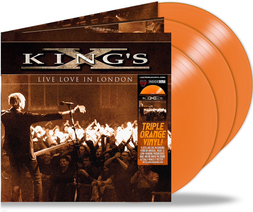 King's X - Live Love In London [Colored Vinyl] (Gate) (Org) Vinyl Record