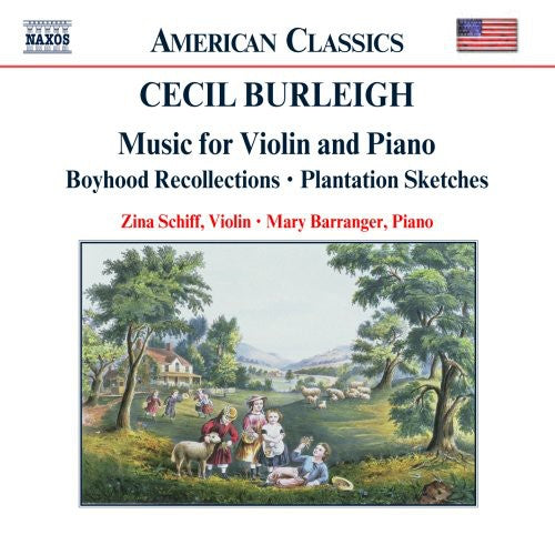 the album cover for C. Burleigh - Music for Violin & Piano