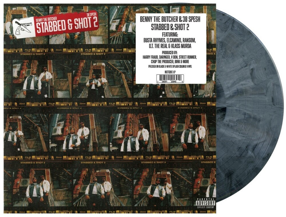 Stabbed & Shot 2 (Blk) [Colored Vinyl] (Wht) Vinyl Record